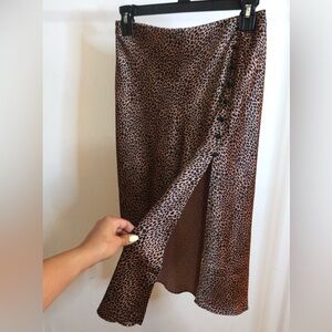 Victoria’s Secret Silk Midi Skirt